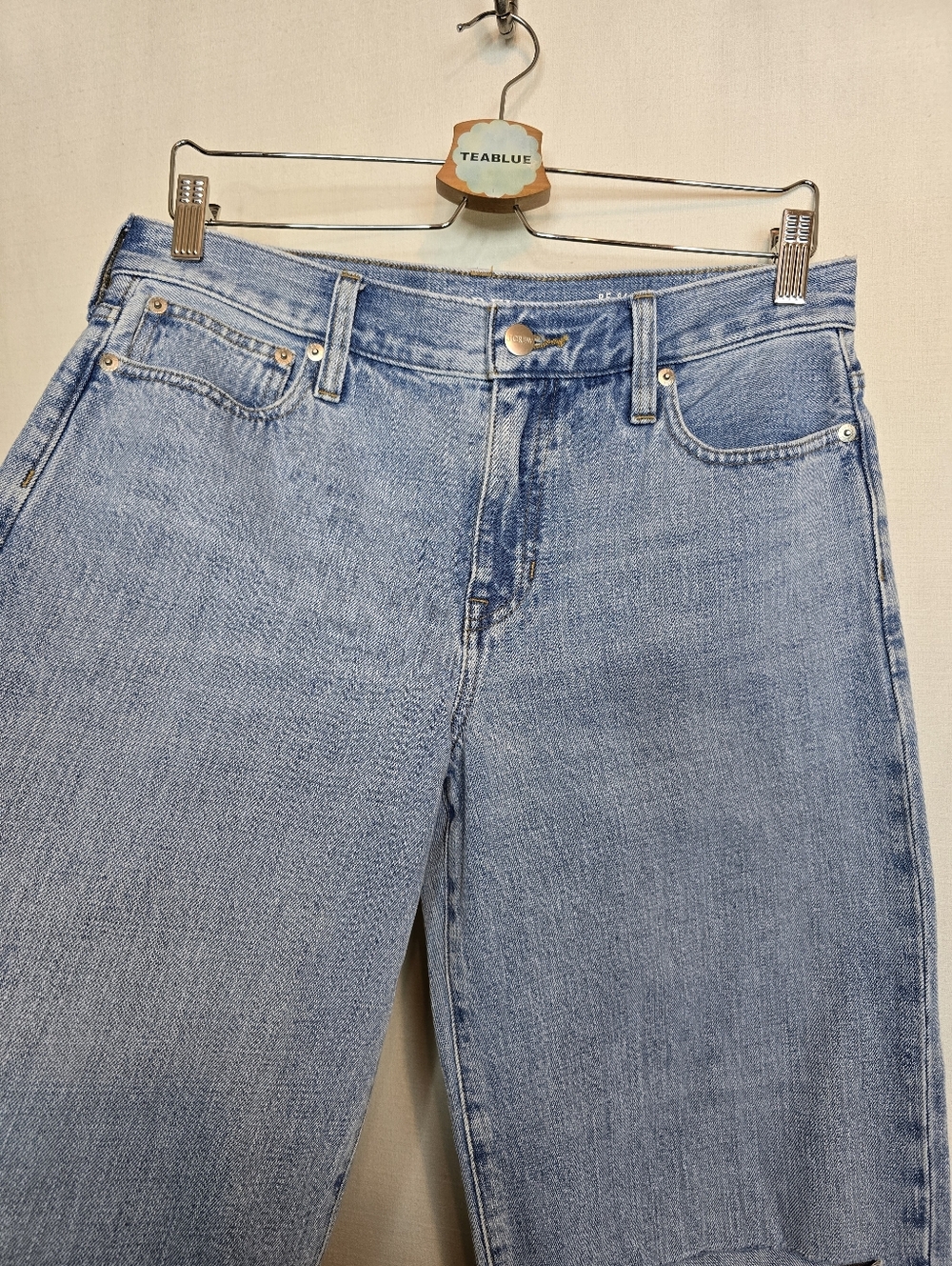 J.Crew '84 Low Rise Wide Leg Jeans Size 27P In Synniva 27 P - Picture 8 of 13